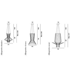 Foscarini Allegretto Assai suspension lamp