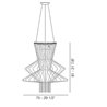 Foscarini Allegro Ritmico Led suspension lamp