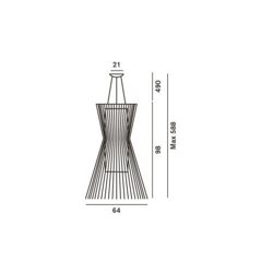 Foscarini Allegro Vivace Led suspension lamp
