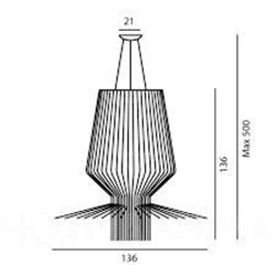 Foscarini Allegro Assai Led suspension lamp