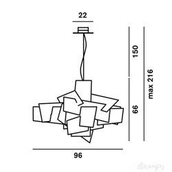 Foscarini Big Bang suspension lamp