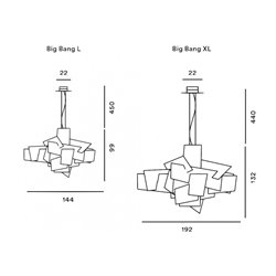Foscarini Big Bang Large suspension lamp