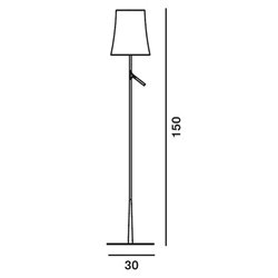 Foscarini Birdie Reading floor lamp
