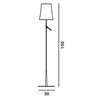 Foscarini Birdie Reading Led floor lamp