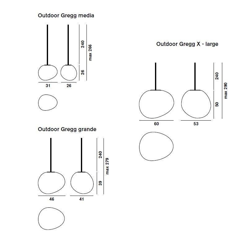 Foscarini Gregg Medium Dim hanglamp