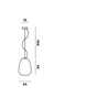 Foscarini Rituals 1 Susp E27 suspension lamp