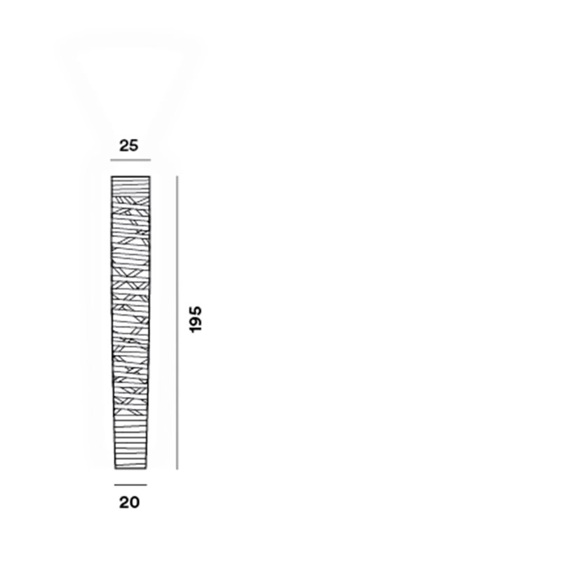 Foscarini Tress Floor Large Led staanlamp