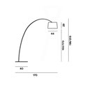 Foscarini Twiggy Floor Led staanlamp