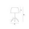 Foscarini Lumiere Nuances Large Dimmable table lamp
