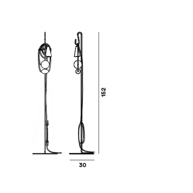 Foscarini Filo staanlamp