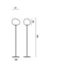 Foscarini Gregg Media E27 floor lamp