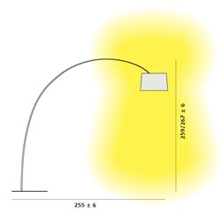 Foscarini Twiggy Elle Wood Tunable floor lamp