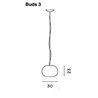 Foscarini Buds 3 Led suspension lamp