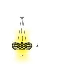 Foscarini Caboche Plus Large suspension lamp