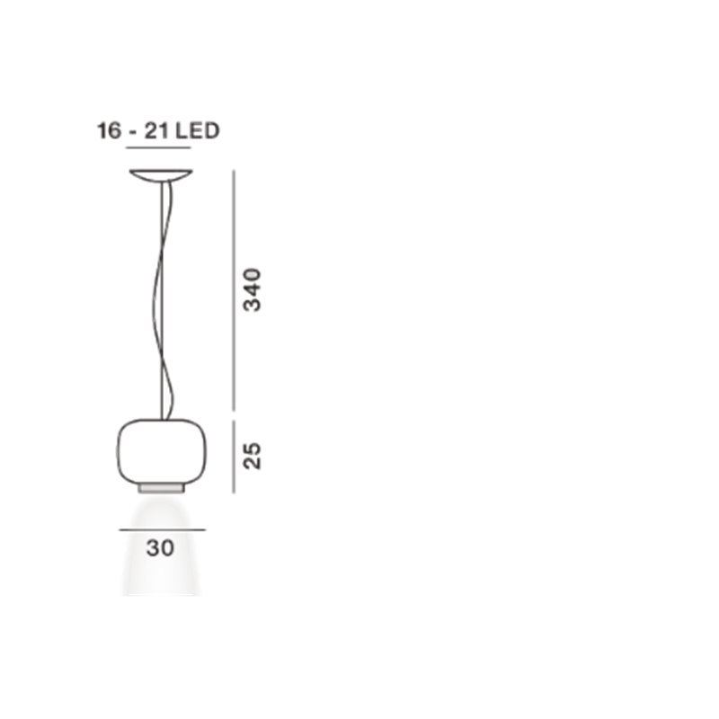 Foscarini Chouchin 3 hanglamp