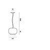 Foscarini Chouchin 1 Led suspension lamp