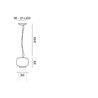 Foscarini Chouchin 3 Led suspension lamp