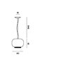 Foscarini Chouchin 1 Led suspension lamp