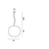 Foscarini Gem Led suspension lamp