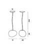 Foscarini Gregg Media Led suspension lamp