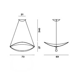 Foscarini Plena suspension lamp
