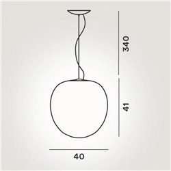 Foscarini Rituals XL E27 suspension lamp