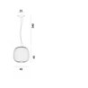 Foscarini Spokes 2 Midi suspension lamp