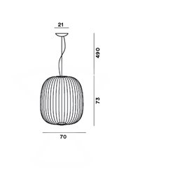 Foscarini Spokes 2 Large suspension lamp