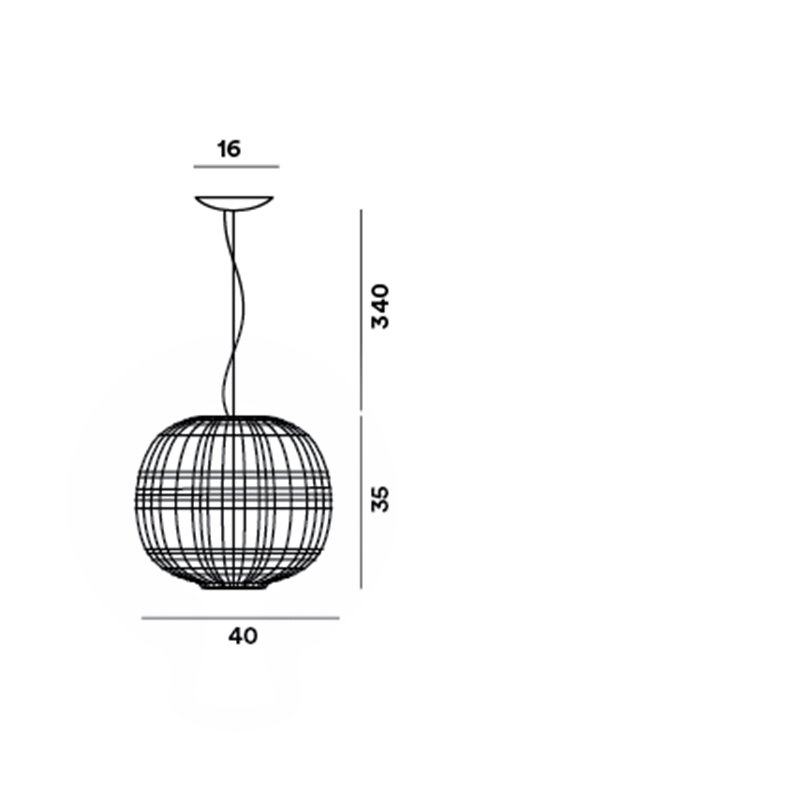 Foscarini Tartan hanglamp