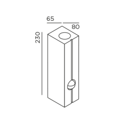 IP44 Cut Control Wall Lamp