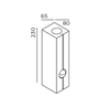 IP44 Cut Control Wall Lamp