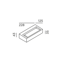 IP44 Gap X Wall Lamp