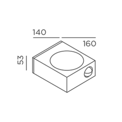 IP44 Luci Control Wall Lamp