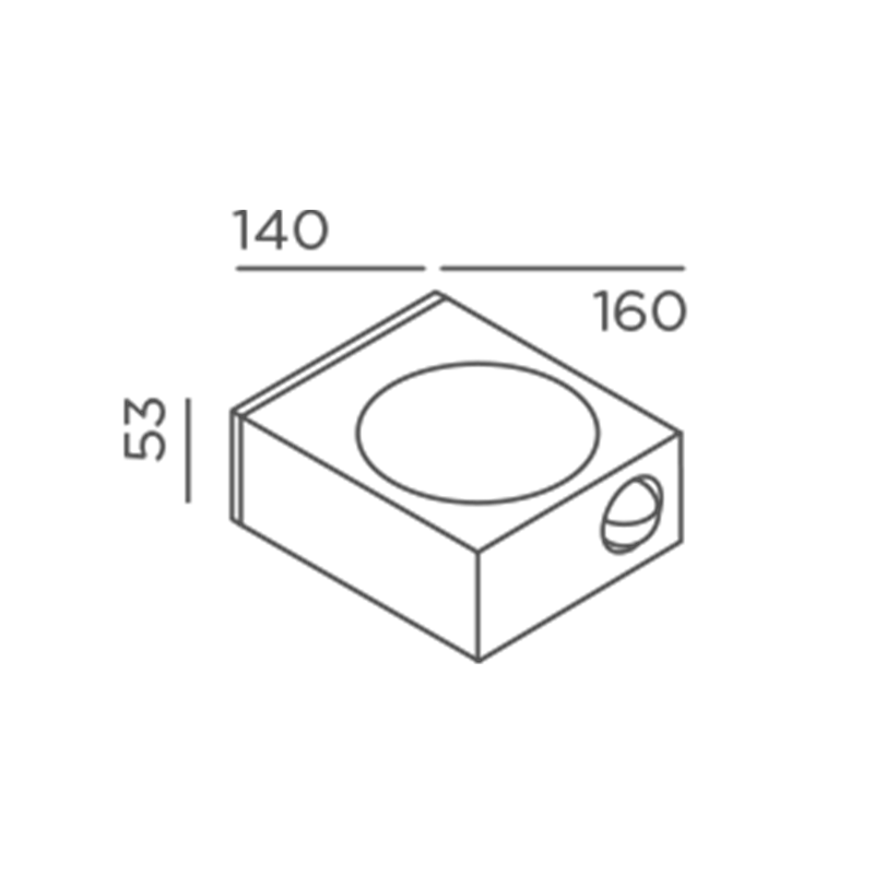 IP44 Luci Control Wandlamp
