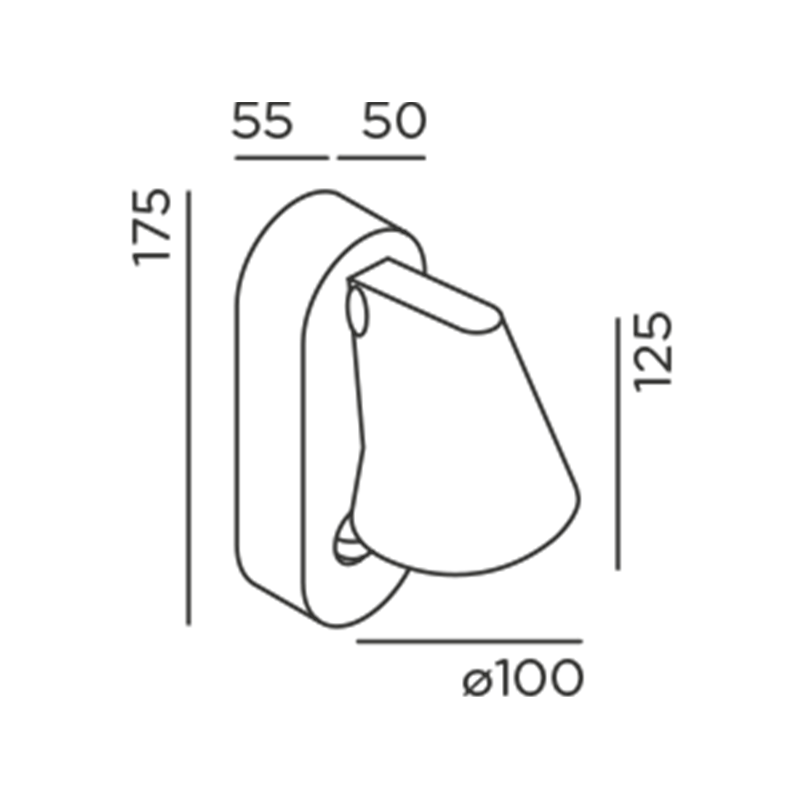 IP44 Stic Control Wandlamp