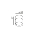 IP44 Pro R Plafondlamp