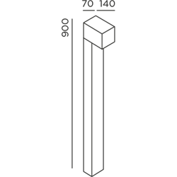 IP44 Como Bollard Garden Light
