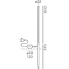 IP44 Kal M Garden Light