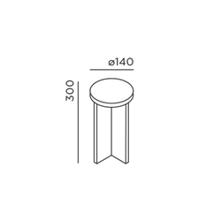 IP44 Mir R 30 Poller floor lamp