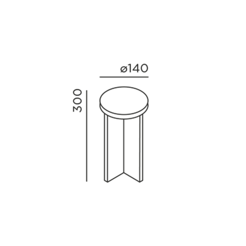 IP44 Mir R 30 Poller Staanlamp