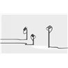 IP44 Spike 25 Spot Garden Bollard Light