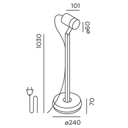 IP44 Spike Lettura Garden Bollard Light