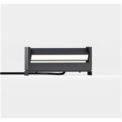 IP44 Slat Spike Garden Bollard Light
