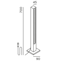 IP44 Lin 70 Base Connect Garden Light