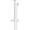 IP44 Kal M Solar Join floor lamp