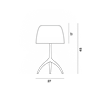 Foscarini Lumiere 30Th Piccola Table Table Lamp
