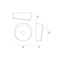 Foscarini Lumiere Xxl G9 Wall/Ceiling Ceiling Lamp / Wall Lamp