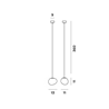 Foscarini Gregg Piccola Susp. 10M Suspension Lamp