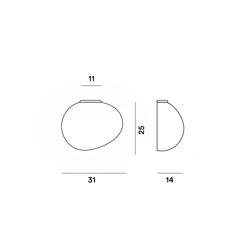 Foscarini Gregg Media Semi 2 Mylight Wall Wandlamp