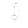 Foscarini Chouchin 1 Led Susp. 10M Suspension Lamp